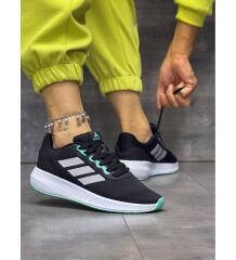 Adidas SNEAKER ERKEK-SİYAH-FÜME-SU YEŞİLİ