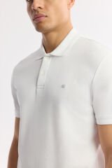AVVA Beyaz Kıvrılmaz Polo Yaka T-Shirt
