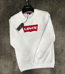 Levis Beyaz Baskılı Sweatshirt