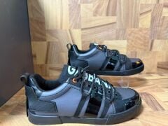 Dolce&Gabbana Portofino Siyah Erkek Deri Sneaker