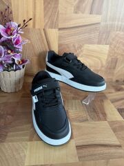 Puma Siyah Beyaz  Erkek Çocuk Ayakkabı
