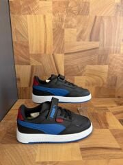 Puma Siyah Mavi Erkek Çocuk Ayakkabısı