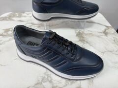 LACİVERT ORTOPEDİK HAFİF KIŞLIK DERİ AYAKKABI