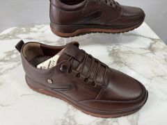 DERİ KAHVERENGİ GÜNLÜK AYAKKABI