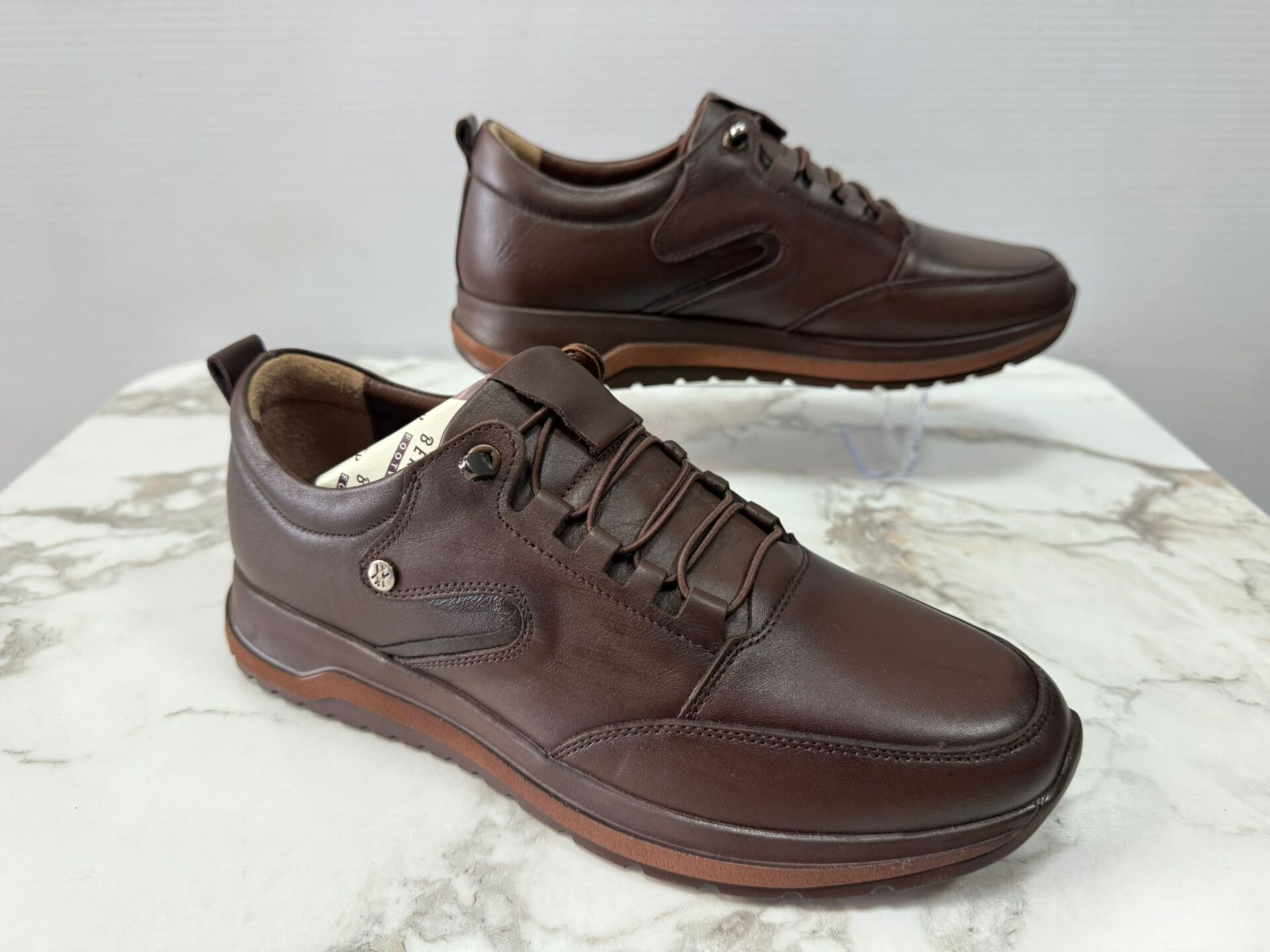 DERİ KAHVERENGİ GÜNLÜK AYAKKABI