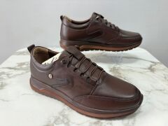 DERİ KAHVERENGİ GÜNLÜK AYAKKABI